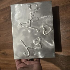 Silver Textured Art Canvas